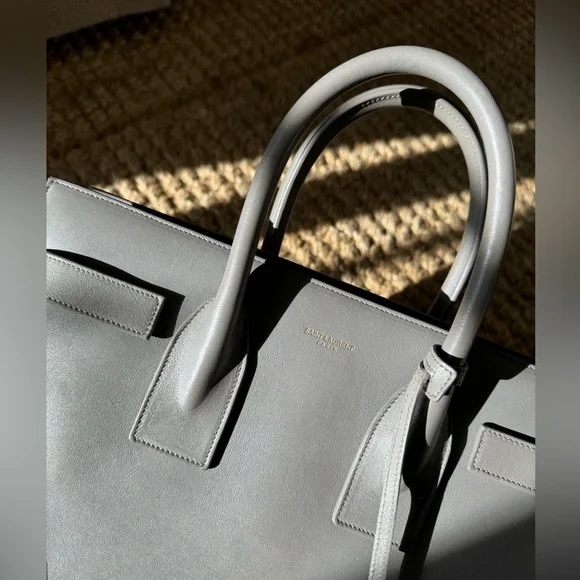 Saint Laurent Sac Du Jour Gray - Picture 4 of 5
